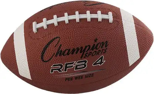 Champion Sports Rfb Rubber Football - Ea - Pee Wee