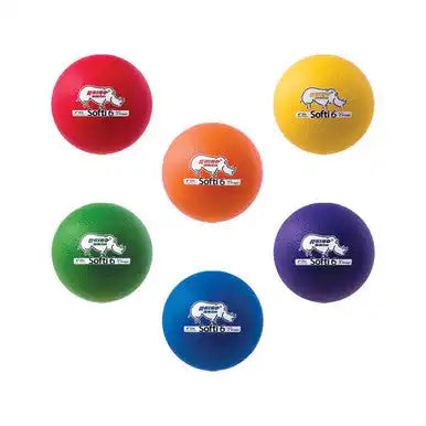 Champion Sports Rs65 6’’ Rhino Skin Low Bounce Softi Foam Ball - Ea - Blue