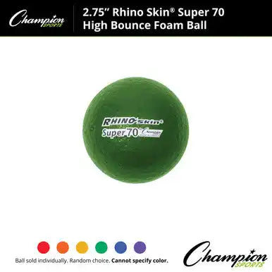 Champion Sports Rs70 2.75’’ Rhino Skin High Bounce Super 70 Foam Ball - Ea - Color Cannot be Specified