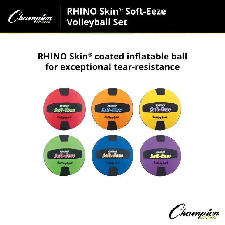 Champion Sports Rsebs Rhino Soft-eeze Volleyball - Set