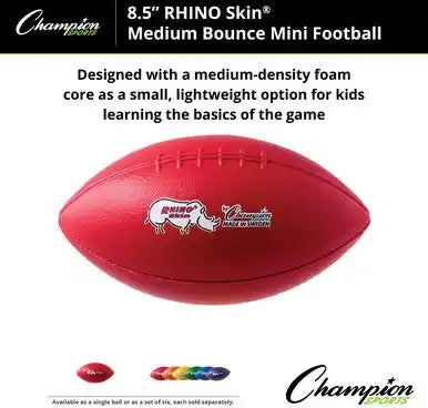 Champion Sports Rsmff Rhino Skin Molded Foam Footballs - Ea
