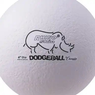 Champion Sports Rxd6 6’’ Rhino Skin Low Bounce Dodgeball - Ea