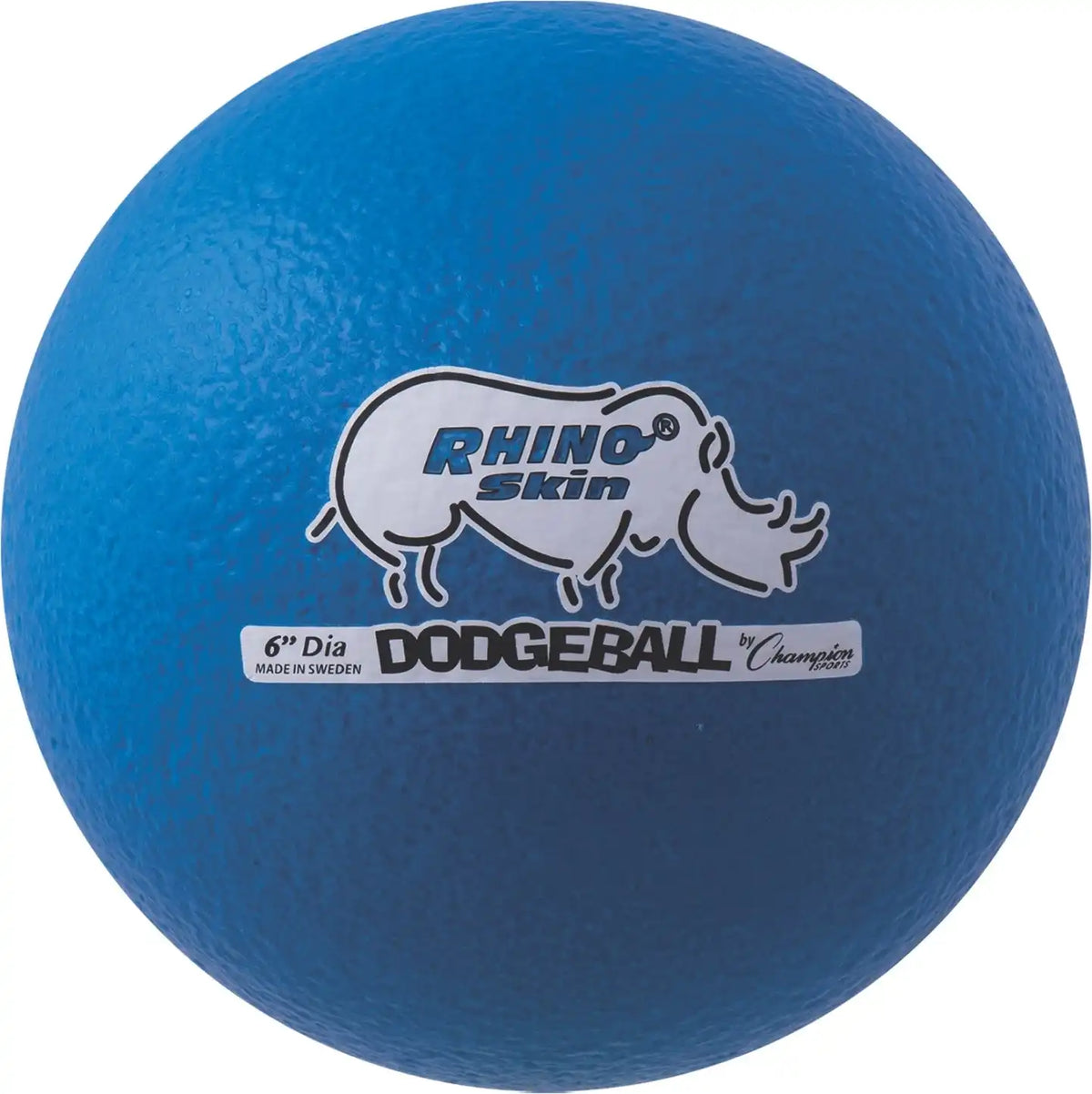 Champion Sports Rxd6 6’’ Rhino Skin Low Bounce Dodgeball - Ea - Neon Blue / Single