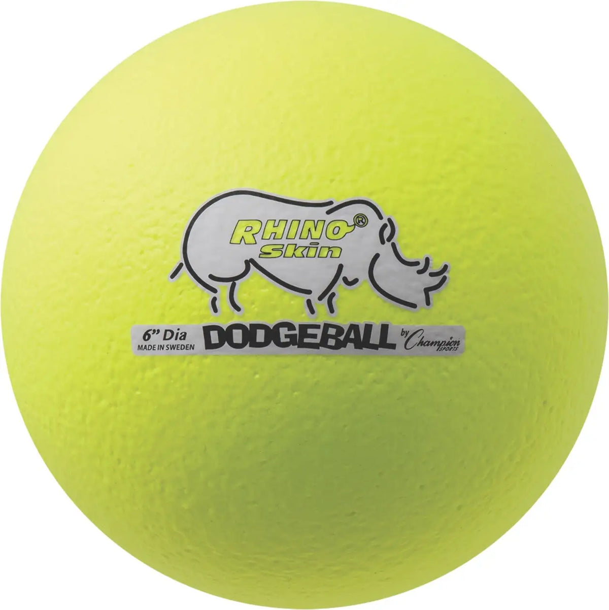 Champion Sports Rxd6 6’’ Rhino Skin Low Bounce Dodgeball - Ea