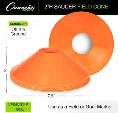 Champion Sports Scx Saucer Field Cone - Ea