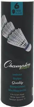 Champion Sports Shn Nylon Shuttlecock - 6 Pk