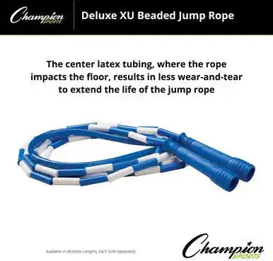 Champion Sports Sj Deluxe Xu Beaded Jump Rope - Ea