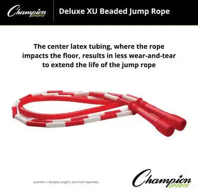 Champion Sports Sj Deluxe Xu Beaded Jump Rope - Ea