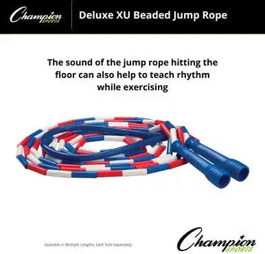 Champion Sports Sj Deluxe Xu Beaded Jump Rope - Ea
