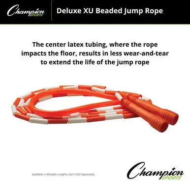 Champion Sports Sj Deluxe Xu Beaded Jump Rope - Ea
