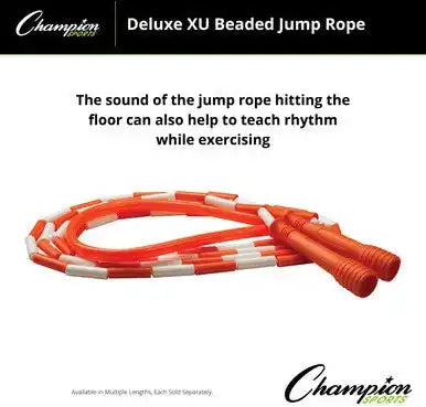 Champion Sports Sj Deluxe Xu Beaded Jump Rope - Ea