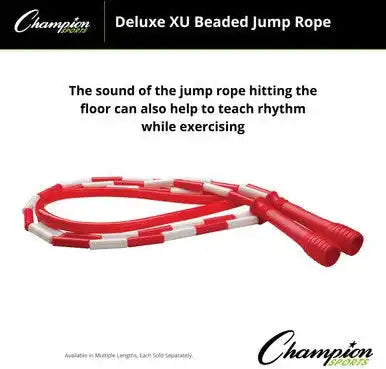 Champion Sports Sj Deluxe Xu Beaded Jump Rope - Ea
