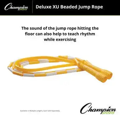 Champion Sports Sj Deluxe Xu Beaded Jump Rope - Ea