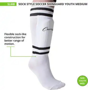 Champion Sports Sl Sock Style Soccer Shin Guards - Pr