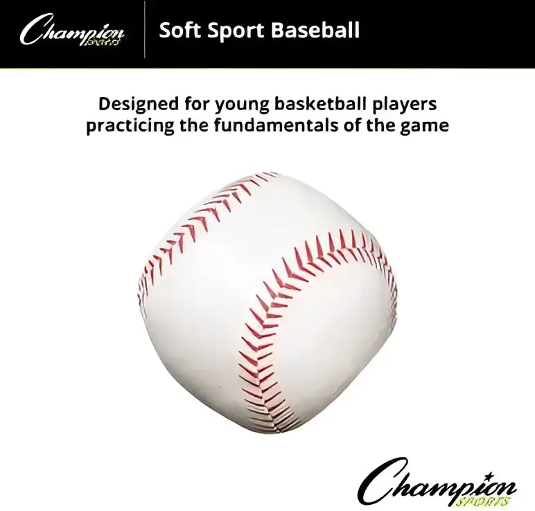 Champion Sports Soft Sport Ball - Baseball 3’’d