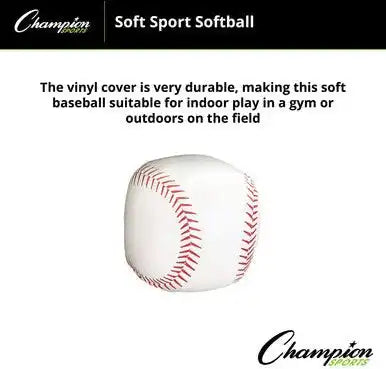 Champion Sports Soft Sport Ball Soft Sport Ball - Ea