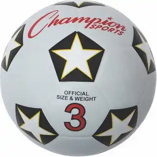 Champion Sports Srb Rubber Cover Soccer Ball - Ea