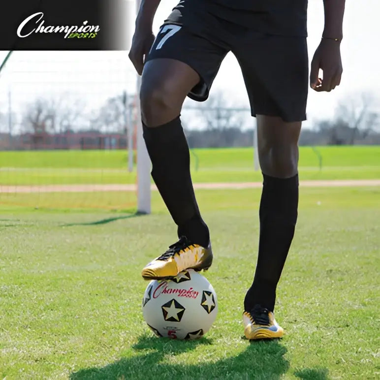 Champion Sports Srb Rubber Cover Soccer Ball - Set