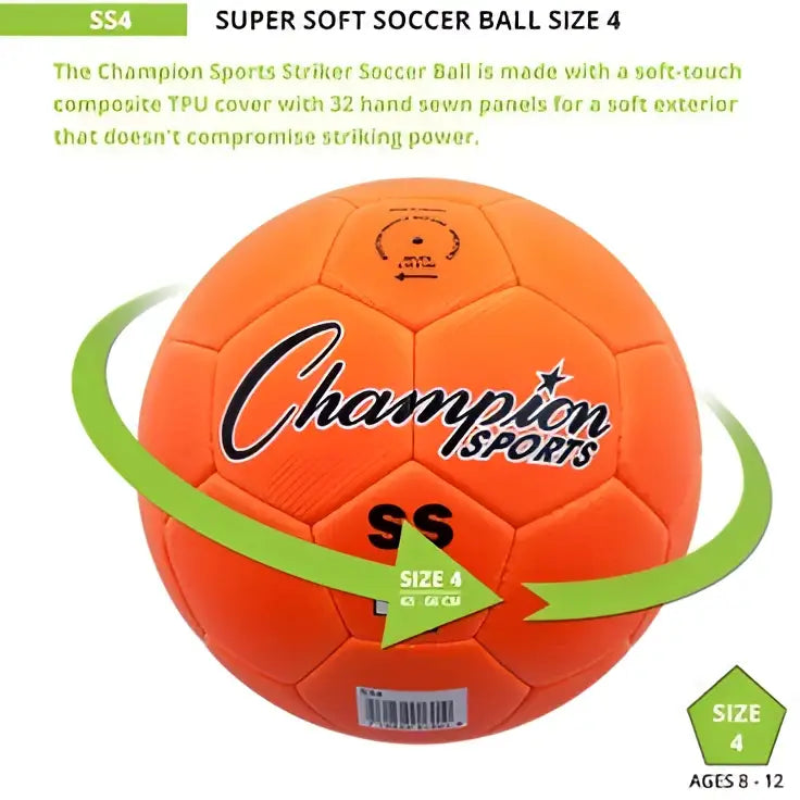 Champion Sports Ss Super Soft Soccer Ball - Ea