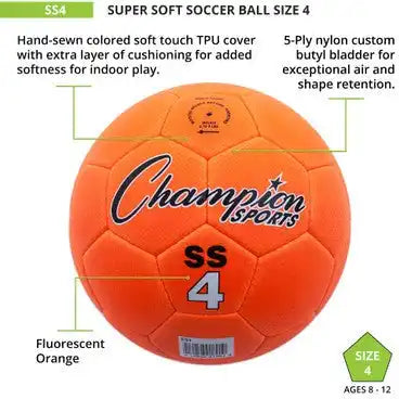 Champion Sports Ss Super Soft Soccer Ball - Ea