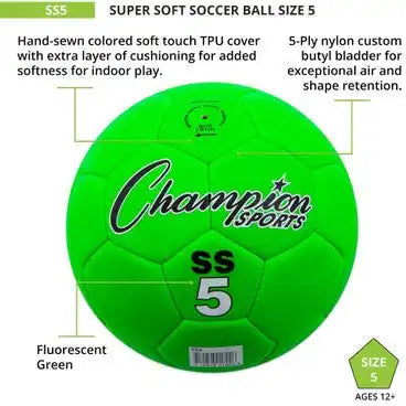 Champion Sports Ss Super Soft Soccer Ball - Ea