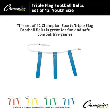 Champion Sports Tffy Triple Flag Football Youth - Doz
