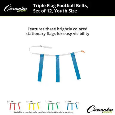 Champion Sports Tffy Triple Flag Football Youth - Doz