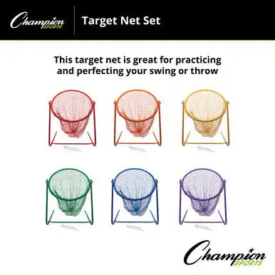 Champion Sports Tnm1 Target Net - Set - of Six