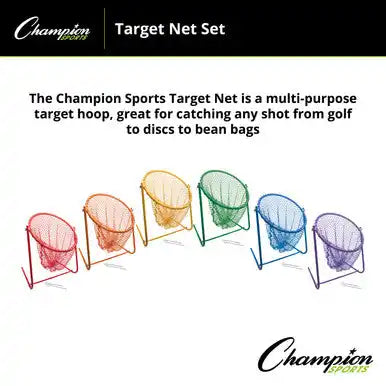 Champion Sports Tnm1 Target Net - Set - of Six