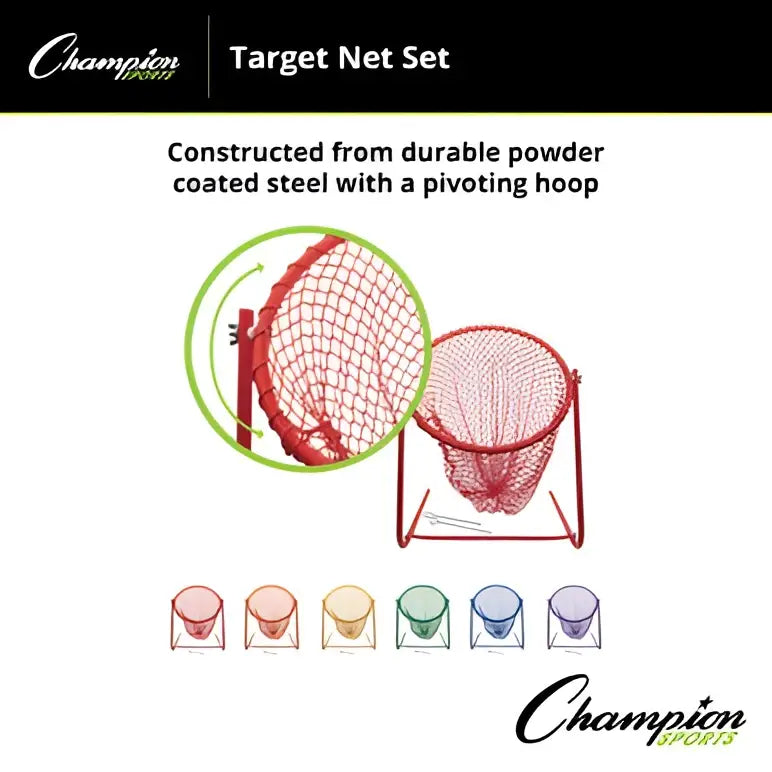 Champion Sports Tnm1 Target Net - Set - of Six