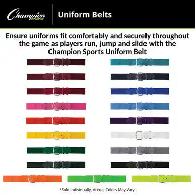 Champion Sports Ub Uniform Belt Adult - Ea