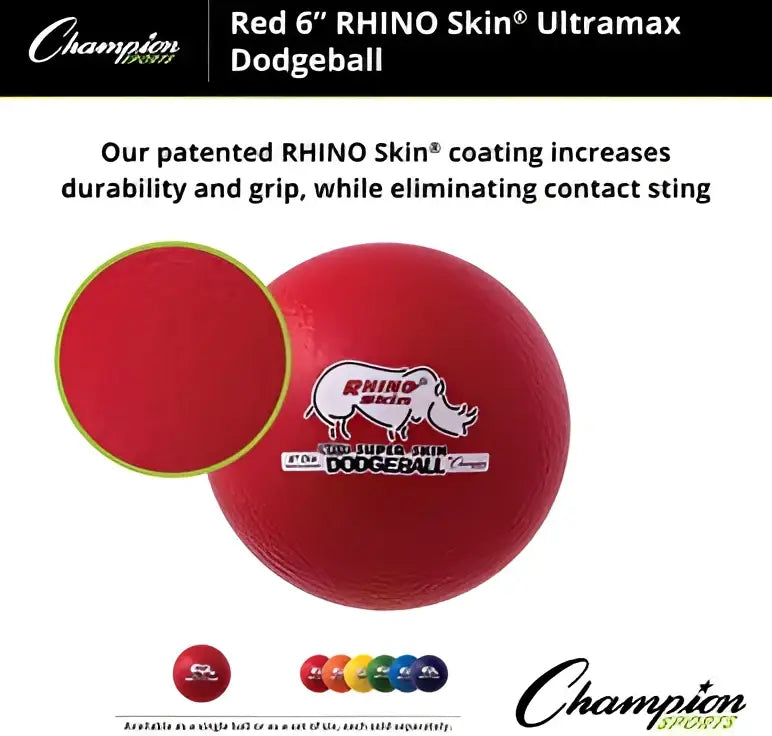 Champion Sports Urs Rhino Skin Ultra Max Dodgeball - Ea
