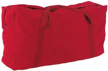 Champion Sports Zippered Canvas Duffel Zippered Canvas Duffel Bag Black - Ea