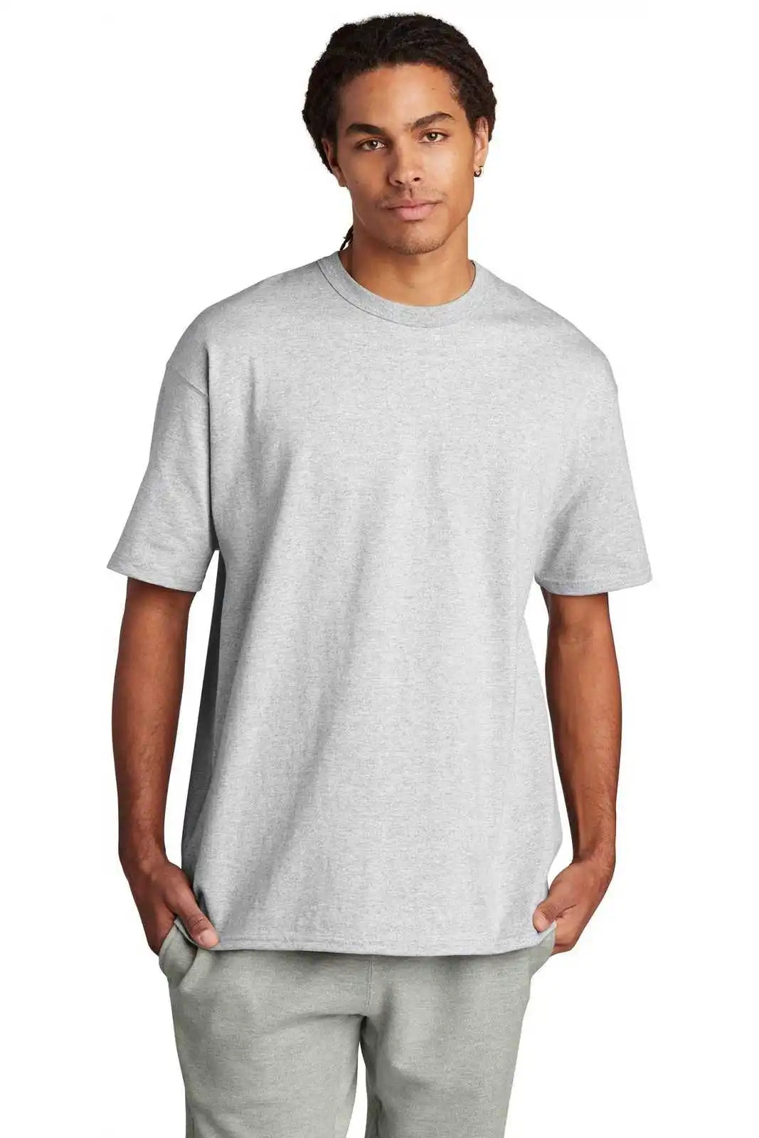 Champion T105 Heritage 7-oz Jersey Tee - Ash