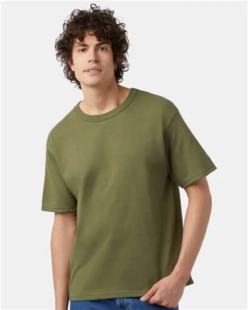 Champion T105 Heritage Jersey T-shirt - Fresh Olive