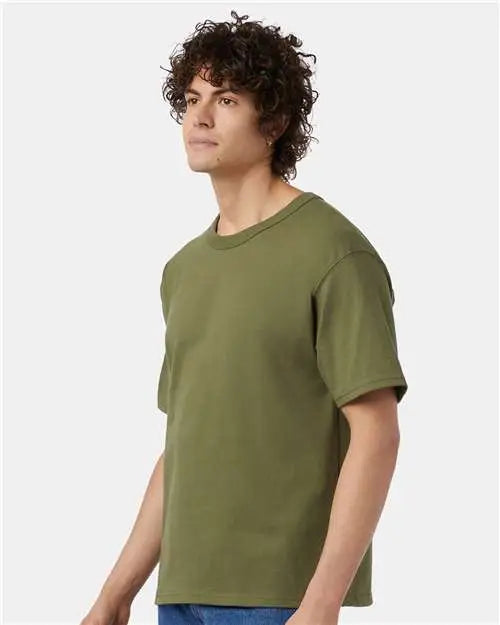 Champion T105 Heritage Jersey T-shirt - Fresh Olive
