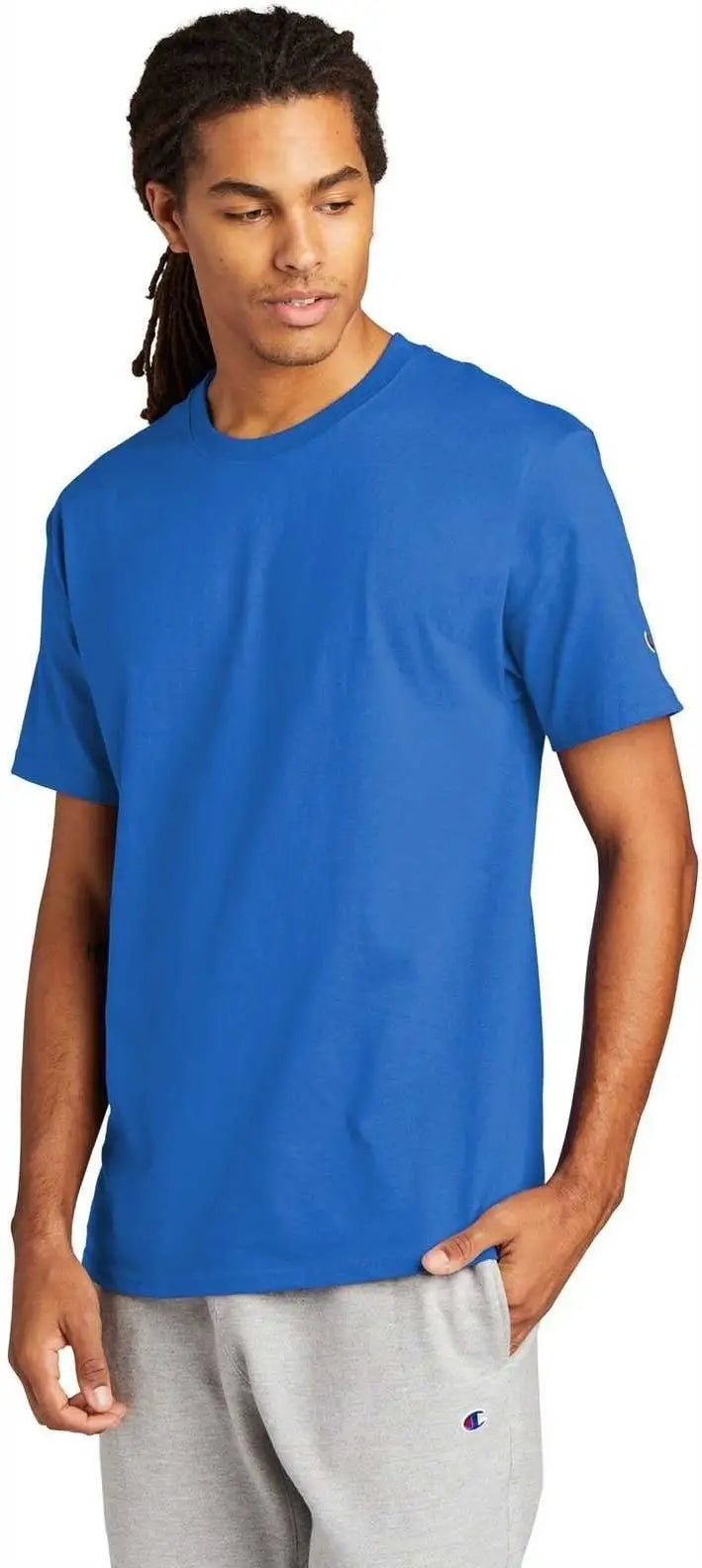 Champion T425 Heritage 6-oz Jersey Tee - Athletic Royal