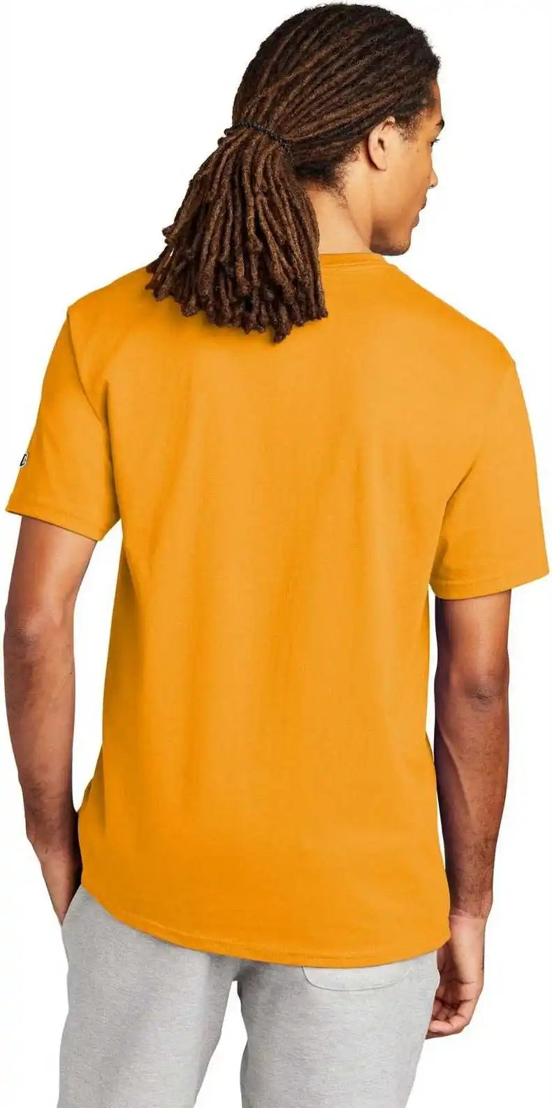 Champion T425 Heritage 6-oz Jersey Tee - Gold