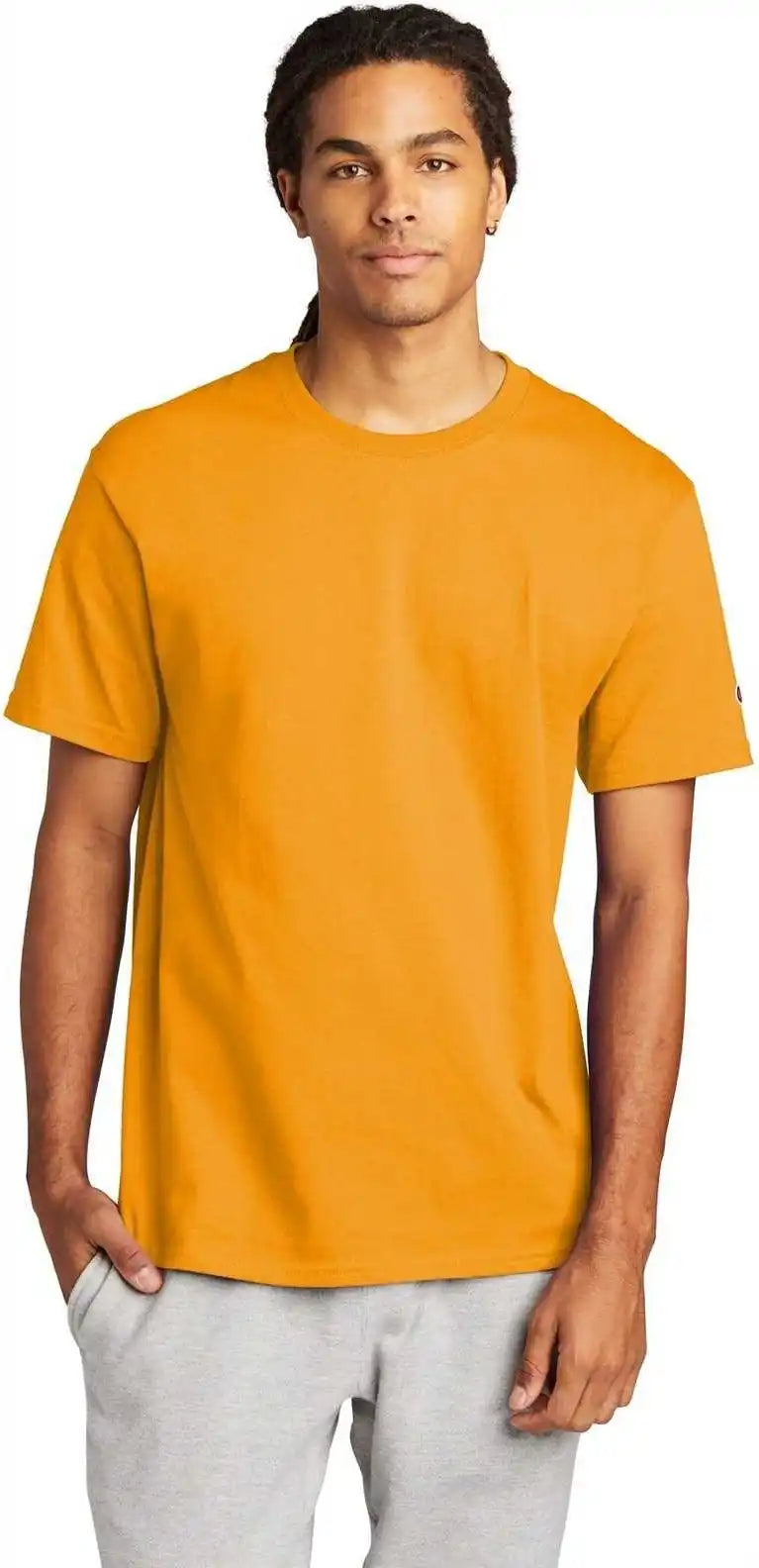 Champion T425 Heritage 6-oz Jersey Tee - Gold