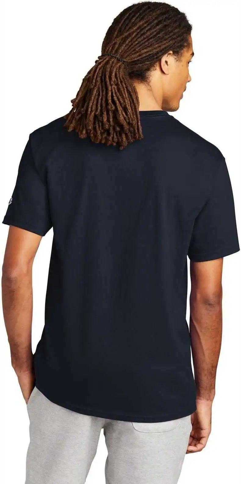 Champion T425 Heritage 6 Oz Jersey Tee Navy