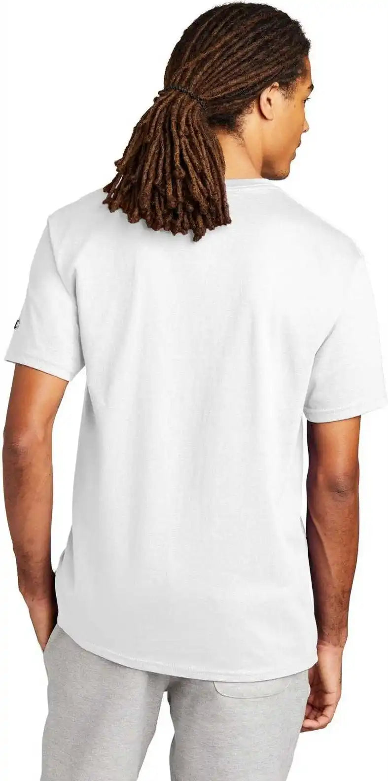 Champion T425 Heritage 6 Oz Jersey Tee White