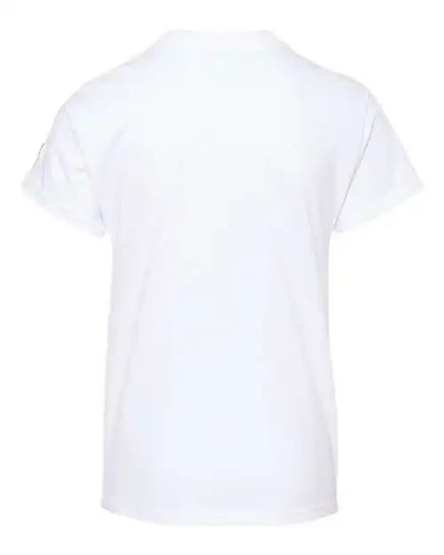 Champion T435 Youth Short Sleeve Tagless T-shirt - White