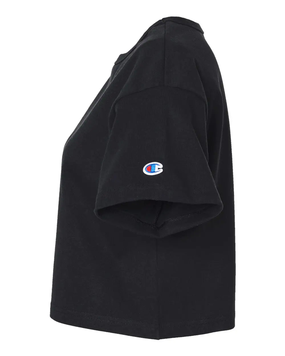 Champion T453w Women’s Heritage Jersey Crop T-shirt - Black