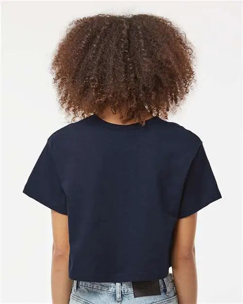 Champion T453w Women’s Heritage Jersey Crop T-shirt - Navy