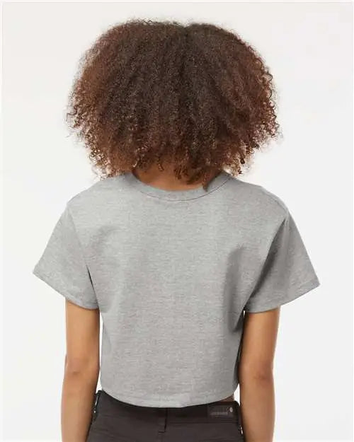Champion T453w Women’s Heritage Jersey Crop T-shirt - Oxford Grey