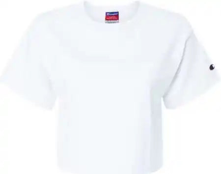 Champion T453w Women’s Heritage Jersey Cropped t Shirt White