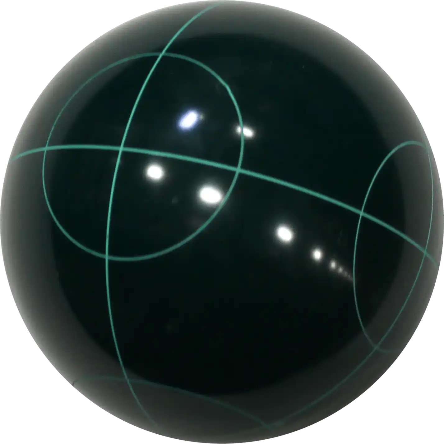 Champions Series- Bocce Balls 107mm - Green / Circlres