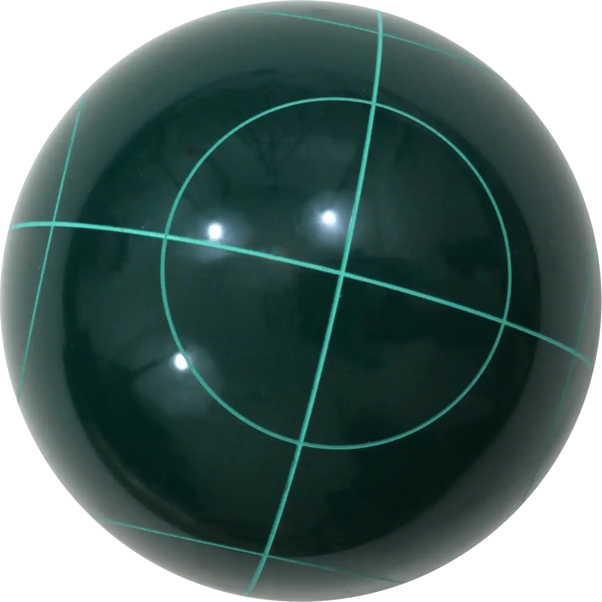 Champions Series- Bocce Balls 90mm - Green / Circlres