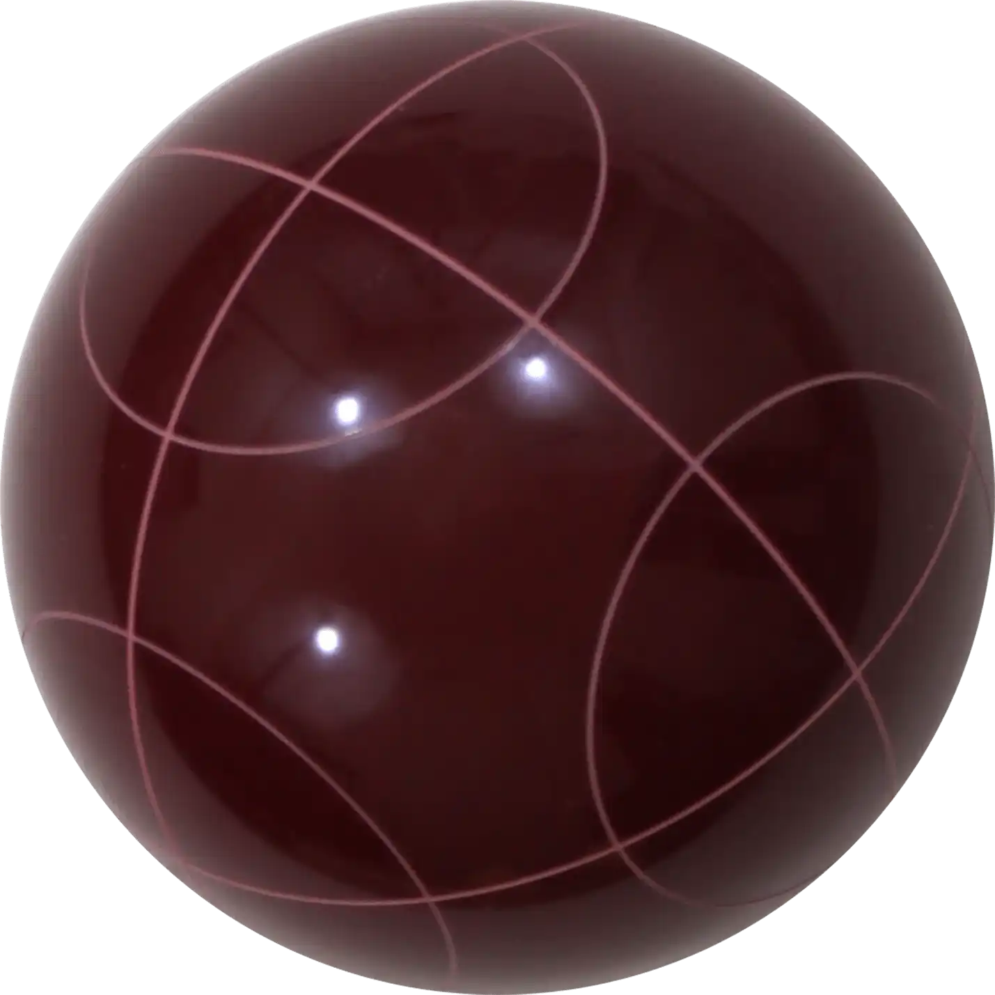Champions Series- Bocce Balls 90mm - Red / Circlres