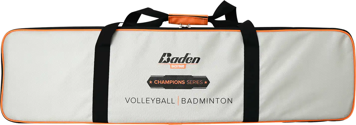 Champions Volleyball &amp; Badminton Carry Bag Gray/orange